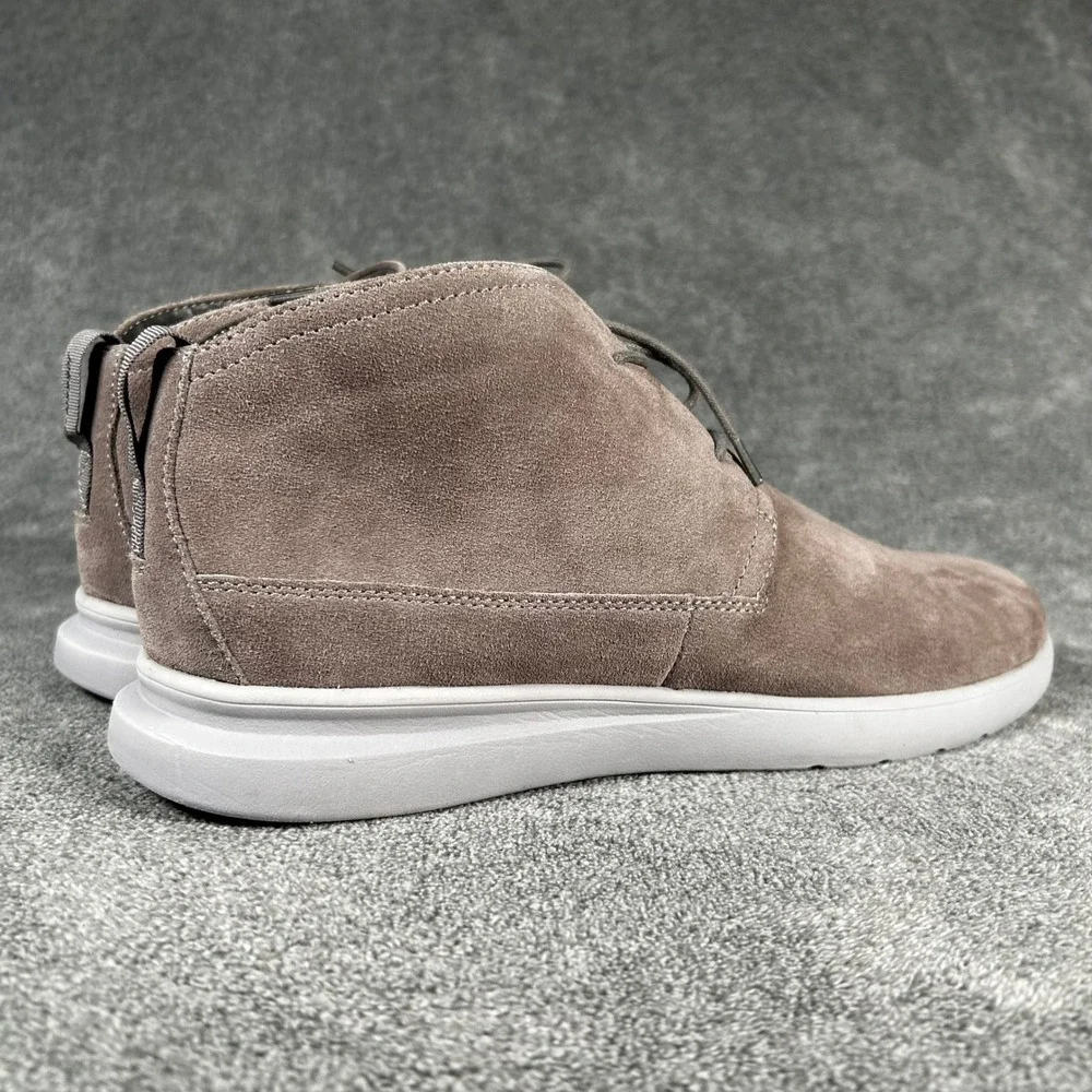 Johnnie-O Chukka Desert Boots Chill Mens 11.5 Grey Suede Leather JMFW1200 - New